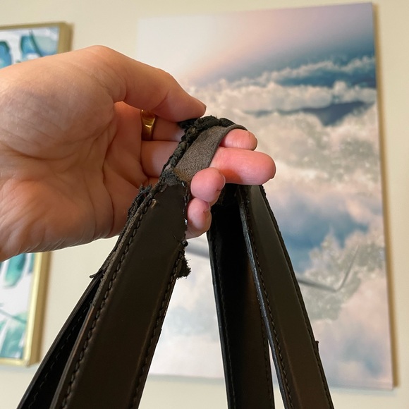 HUGE SALE!🎉Gucci Web Tote Bag GG Supreme Black with Navy and Red - Picture 3 of 6